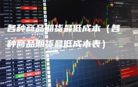 各种商品期货最低成本（各种商品期货最低成本表）
