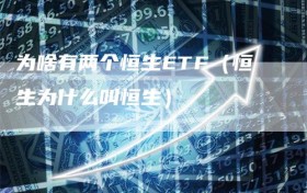 为啥有两个恒生ETF（恒生为什么叫恒生）