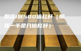 期货1到500倍杠杆（期货一手是几倍杠杆）