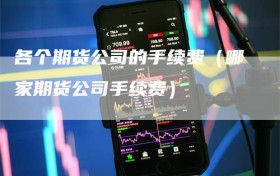 各个期货公司的手续费（哪家期货公司手续费）
