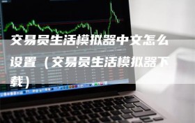 交易员生活模拟器中文怎么设置（交易员生活模拟器下载）