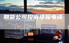 期货公司投诉举报电话