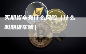 买期货车有什么风险（什么叫期货车辆）