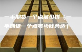 一手期货一个点多少钱（一手期货一个点多少钱合适）