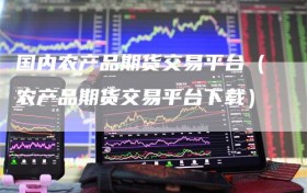 国内农产品期货交易平台（农产品期货交易平台下载）