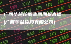 广西华益控股集团期货直播(广西华益控股有限公司)