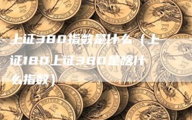 上证380指数是什么（上证180上证380是啥什么指数）