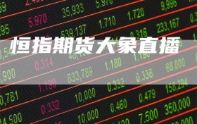 恒指期货大象直播