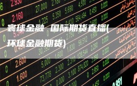 寰球金融 国际期货直播(环球金融期货)