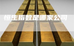 恒生指数是哪家公司