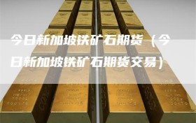 今日新加坡铁矿石期货（今日新加坡铁矿石期货交易）