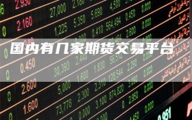 国内有几家期货交易平台