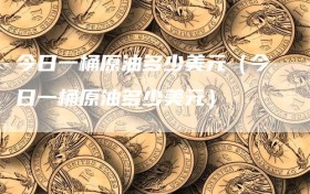 今日一桶原油多少美元（今日一桶原油多少美元）
