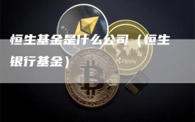 恒生基金是什么公司（恒生银行基金）