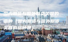 国内期货与国外期货关联的品种（国内期货与国外期货关联的品种是）
