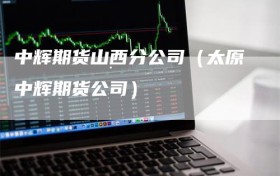 中辉期货山西分公司（太原中辉期货公司）