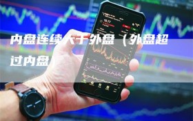 内盘连续大于外盘（外盘超过内盘）