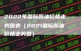 2022年国际原油价格走势图表（2021国际原油价格走势图）