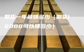 期货一年萌赚多少（期货10000可以赚多少）