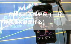 一分钟买涨买跌平台（一分钟买涨买跌是什么）