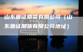 山东鲁证期货有限公司（山东鲁证期货有限公司地址）