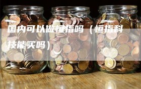 国内可以做恒指吗（恒指科技能买吗）