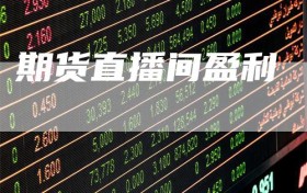 期货直播间盈利