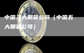 中国三大期货公司（中国五大期货公司）