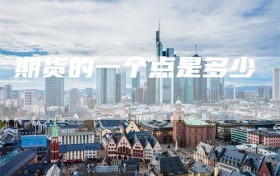 期货的一个点是多少