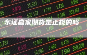 东证赢家期货是正规的吗