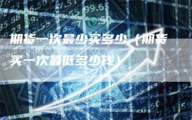 期货一次最少买多少（期货买一次最低多少钱）