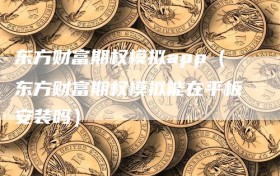 东方财富期权模拟app（东方财富期权模拟能在平板安装吗）