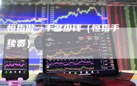 恒指做一手多少钱（恒指手续费）