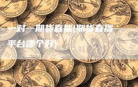 一对一期货直播(期货直播平台哪个好)