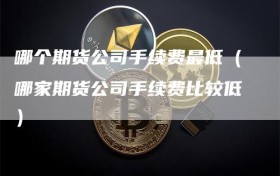哪个期货公司手续费最低（哪家期货公司手续费比较低）