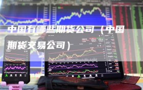 中国有哪些期货公司（中国期货交易公司）
