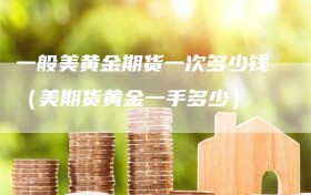 一般美黄金期货一次多少钱（美期货黄金一手多少）