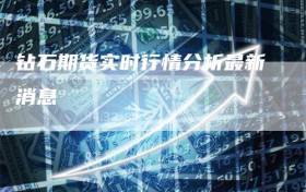 钻石期货实时行情分析最新消息