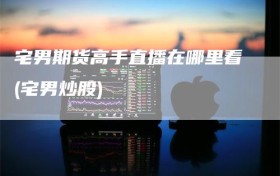 宅男期货高手直播在哪里看(宅男炒股)