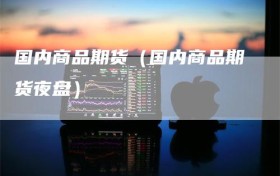 国内商品期货（国内商品期货夜盘）