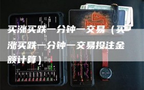 买涨买跌一分钟一交易（买涨买跌一分钟一交易投注金额计算）