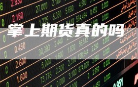 掌上期货真的吗