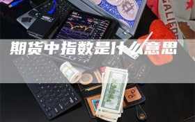 期货中指数是什么意思
