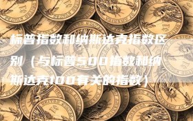 标普指数和纳斯达克指数区别（与标普500指数和纳斯达克100有关的指数）