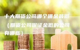 十大期货公司哪个佣金最低（期货公司保证金低的公司有哪些）