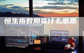 恒生指数期货什么意思