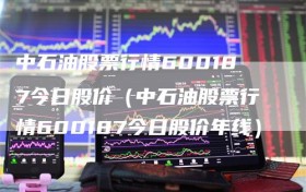 中石油股票行情600187今日股价（中石油股票行情600187今日股价年线）
