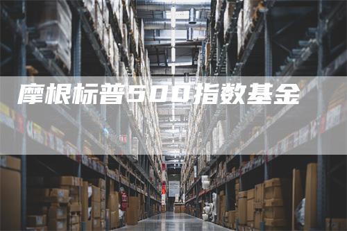 摩根标普500指数基金
