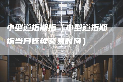 小型道指期指（小型道指期指当月连续交易时间）