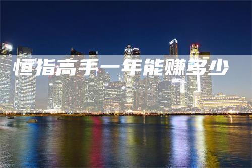 恒指高手一年能赚多少